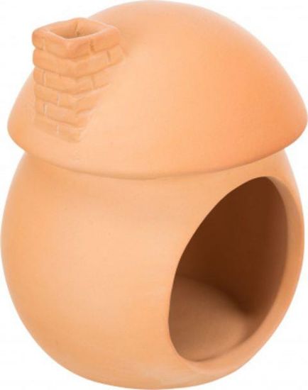 Picture of Ceramic house, mice, ø 11 × 11 cm, terracotta