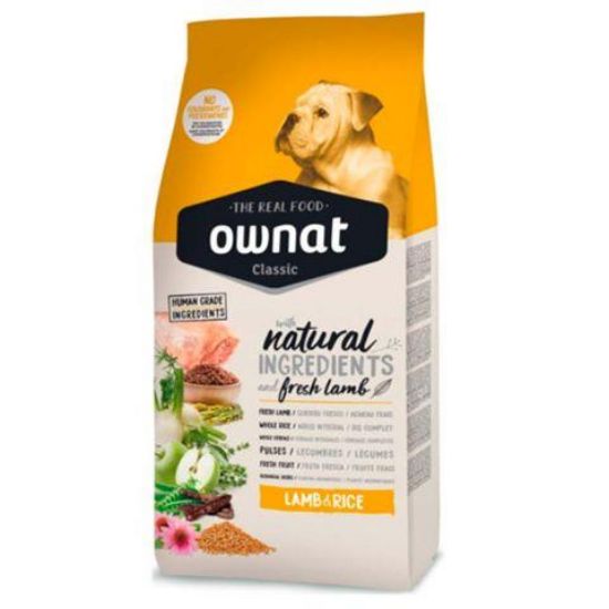 Εικόνα της OWNAT CLASSIC LAMB & RICE 20KG