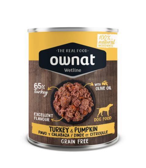 Εικόνα της OWNAT WETLINE Turkey with Pumpkin (DOG) 400g