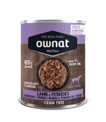 Εικόνα της OWNAT WETLINE Lamb with Potatoes (DOG) 400g