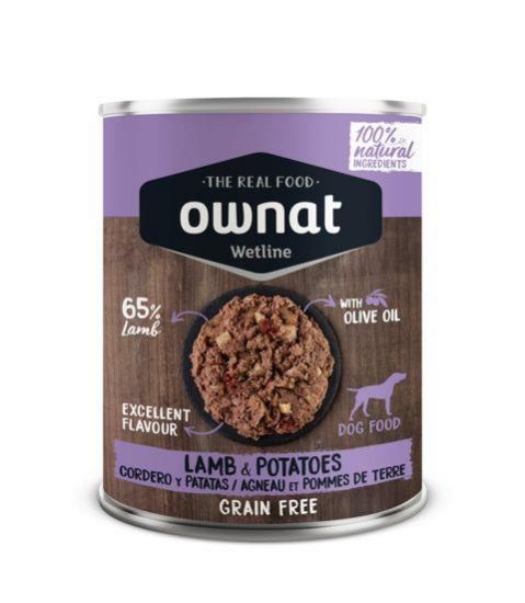 Εικόνα της OWNAT WETLINE Lamb with Potatoes (DOG) 400g