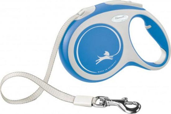 Εικόνα της flexi New COMFORT, tape leash, L: 5 m, blue