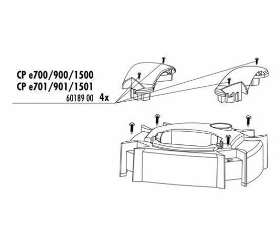 Εικόνα της JBL CP e700/1-900/1-1500/1 Schrauben f. Griff (4x)