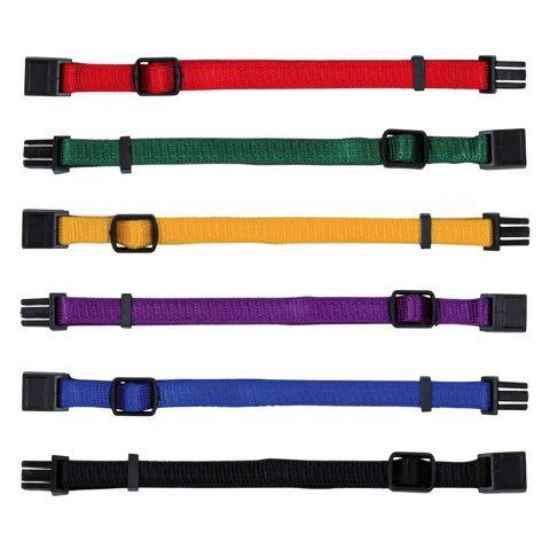 Εικόνα της Puppy collars, M–L: 22–35 cm/10 mm, 6 pcs, red, green, yellow, purple, blue, bla