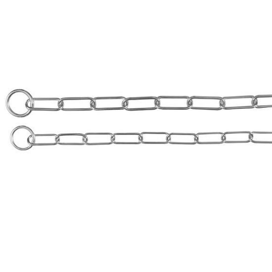 Εικόνα της Long link choke chain, 55 cm/4.0 mm