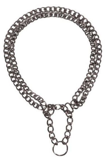 Εικόνα της Choke chain, double row, with strain relief, 40 cm/2.0 mm