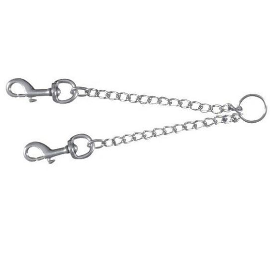 Εικόνα της Twin chain coupler, chrome, 42 cm/2.0 mm