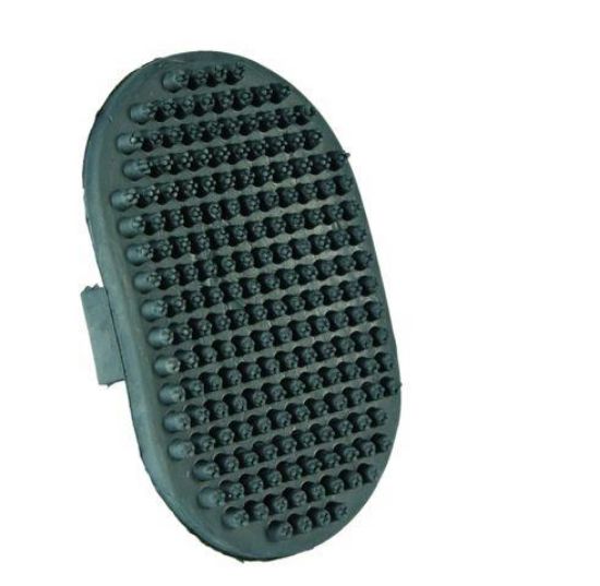 Εικόνα της Massage brush with hand-loop, rubber, 9 × 13 cm