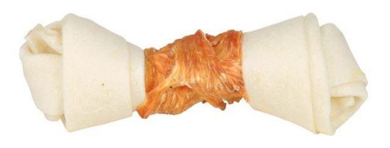 Εικόνα της Denta Fun knotted chewing bone, chicken, 18 cm, 120 g