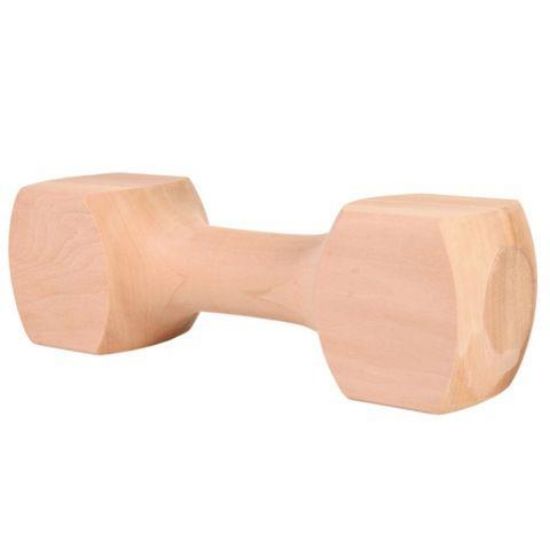 Εικόνα της Wooden retrieving dumbbell, square, approx. 400 g