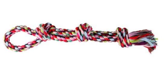 Εικόνα της Denta Fun playing rope, double, 60 cm