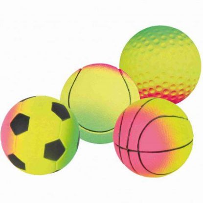 Εικόνα της 17 neon balls, foam rubber, floatable, ø 7 cm