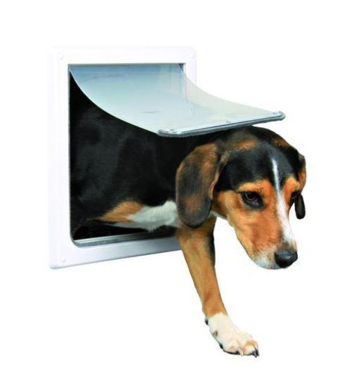 Εικόνα της Dog flap, 2 ways, S–M: 30 × 36 cm, white