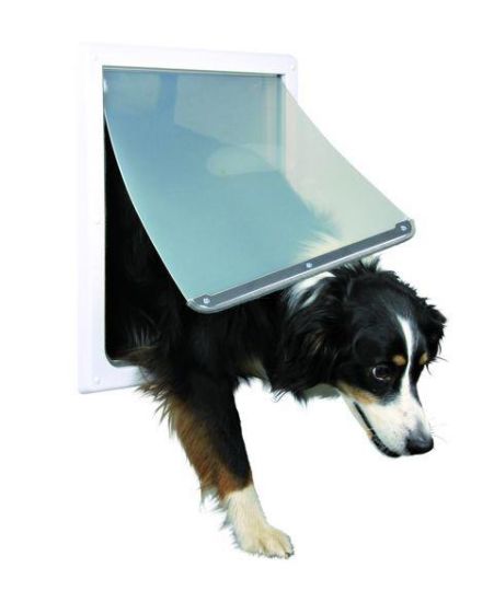 Εικόνα της Dog flap, 2 ways, M–XL: 39 × 45 cm, white