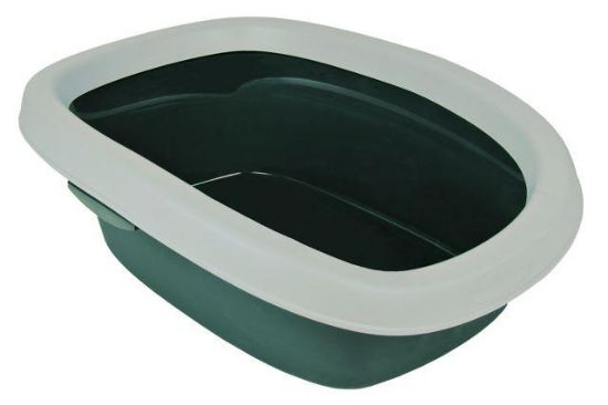 Εικόνα της Carlo cat litter tray: 31 × 14 × 43 cm, grey/light grey