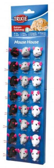 Εικόνα της 24 toys Mice-Parade, with little bell, 5 cm