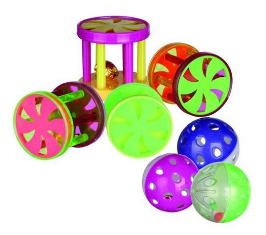 Εικόνα της 60 balls and rolls with bell, ø 4.5 cm