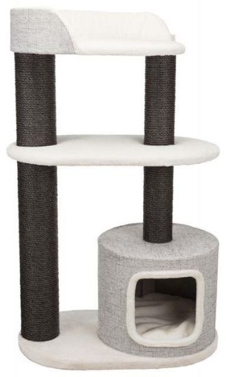 Εικόνα της Cara scratching post XXL, 128 cm, white/grey