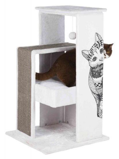 Εικόνα της Maria scratching post, 101 cm, white/grey