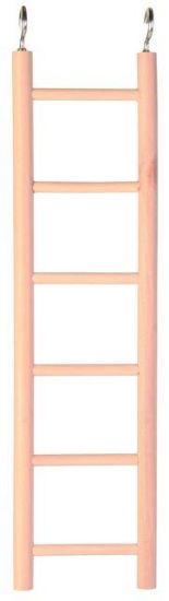 Εικόνα της Wooden ladder, 6 rungs/28 cm