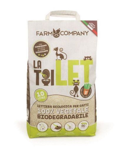Εικόνα της LaTOILET biodegradable cat litter 10 Lt