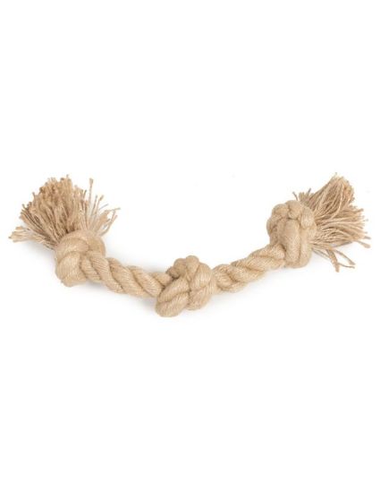 Εικόνα της FC GREEN ROPE TOY 3 KNOTS MEDIUM