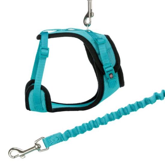 Εικόνα της Y-harness, mesh, cat, with elastic lead, 39–60 cm/10 mm, 1.00 m