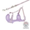 Εικόνα της Junior puppy soft harness with leash, 26–34 cm/10 mm, 2.00 m, light lilac