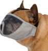 Εικόνα της Muzzle for short-nosed breeds, polyester, XS–S: 15 cm, grey