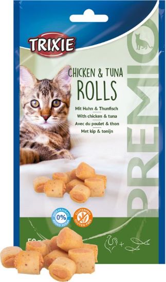 Εικόνα της PREMIO Chicken & Tuna Roll, 50 g