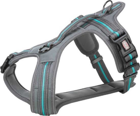 Εικόνα της Fusion touring harness, S–M: 45–54 cm/20 mm, graphite/ocean