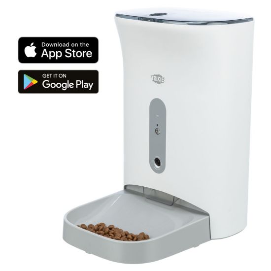 Εικόνα της TX8 Smart 2.0 automatic food dispenser, 4.5 l/24 × 38 × 19 cm, white/grey