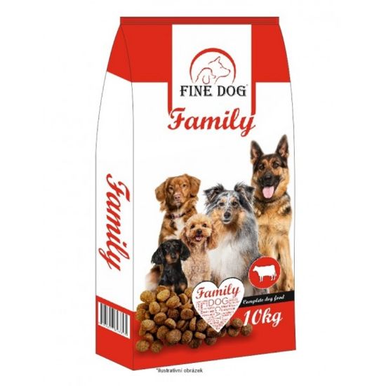 Εικόνα της FINE DOG FAMILY DRY FOOD BEEF 10kg