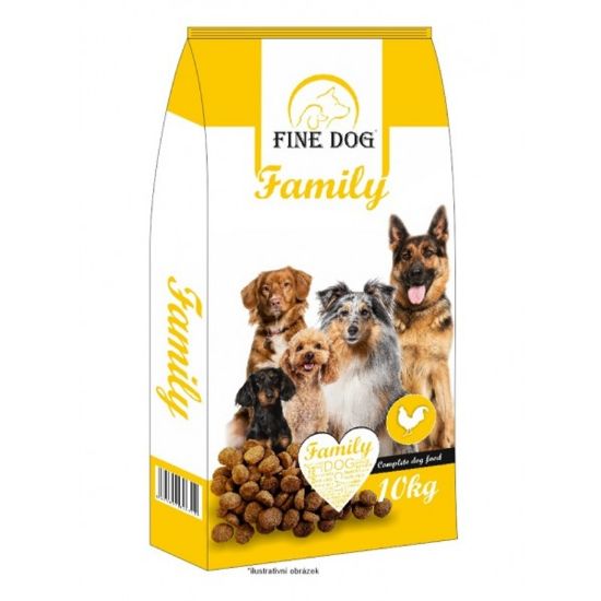 Εικόνα της FINE DOG FAMILY DRY FOOD CHICKEN 10kg