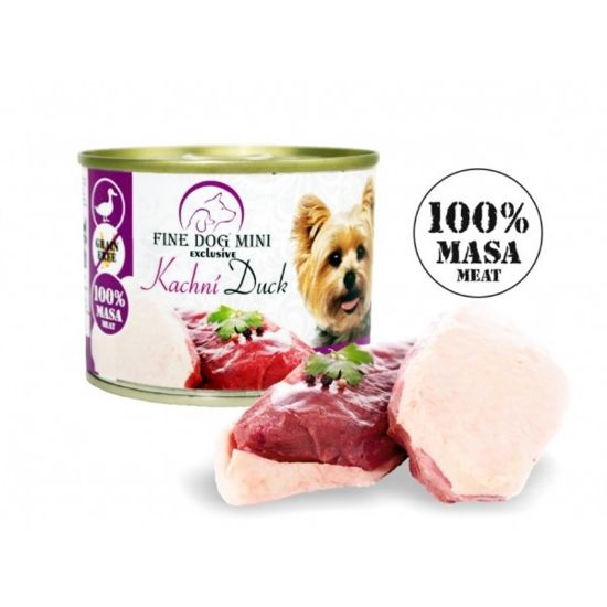 Εικόνα της (15)FINE DOG MINI EXCLUSIVE 100% MEAT DUCK 200g