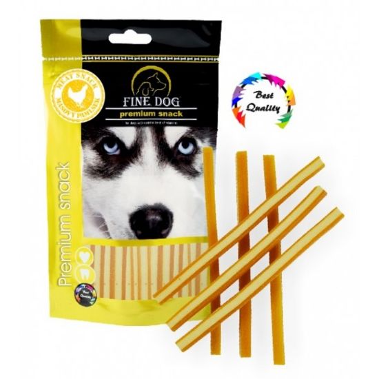 Εικόνα της FINE DOG SANDWICH STRIPS CHICKEN 80g