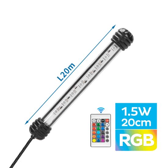 Εικόνα της RGB dimmable aquarium light 1.5w L20cm