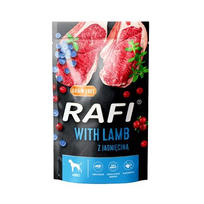 Εικόνα της RAFI pouch for dogs with LAMB 500g