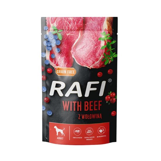 Εικόνα της RAFI pouch for dogs with BEEF 500g