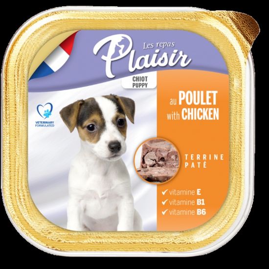 Εικόνα της Plaisir dog PUPPY ALUTRAY for puppies 300g