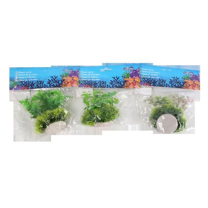 Εικόνα της Multi branch plastic plant L10cm 3 styles mixed