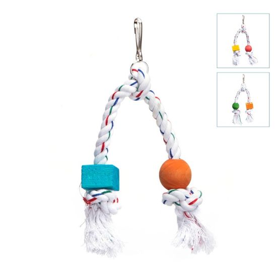 Εικόνα της Cotton rope bird toy L20*W10cm