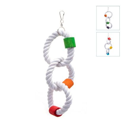 Εικόνα της Bird rope knots with three-ring L32*W10cm