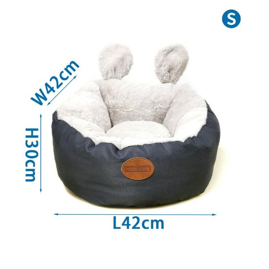 Εικόνα της Plush cat bed with bunny ears L42*W42*H30cm