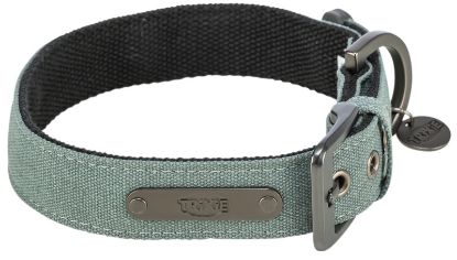 Εικόνα της CityStyle Collar, extra wide, cotton, XS–S: 25–32 cm/25 mm, sage