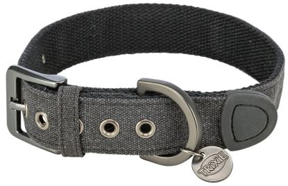 Εικόνα της CityStyle Collar, extra wide, cotton, S–M: 30–37 cm/25 mm, black