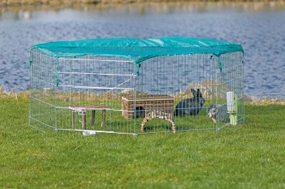 Εικόνα της natura outdoor run with safety net, metal, ø 210 × 75 cm