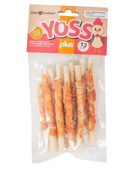 Εικόνα της Yoss Chicken wrapped Sticks 13cm 10pcs 80g