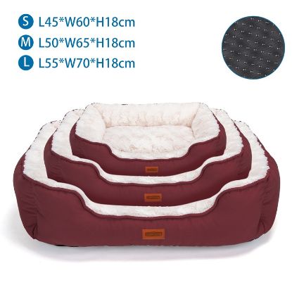 Εικόνα της PV velvet three-piece nest pad L45*W60*H18cm/L50*W65*H18cm/L55*W70*H18cm