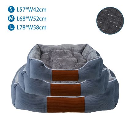 Εικόνα της PV velvet three-piece nest pad L45*W60*H18cm/L50*W65*H18cm/L55*W70*H18cm